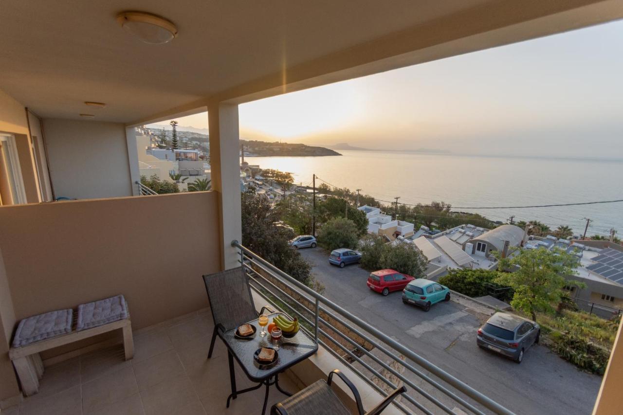 Pavlos Standard Studio With Sea View Rethymno Exterior foto